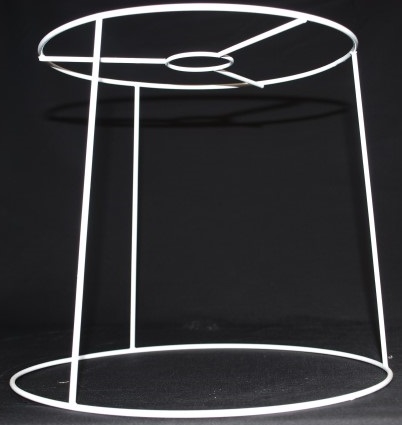 Lampeskærm stativ cylinder 23,5x24x27 (27 cm) L-E27